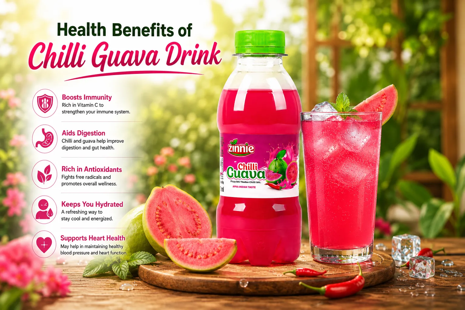 Health Benefits of Chilli Guava Drink