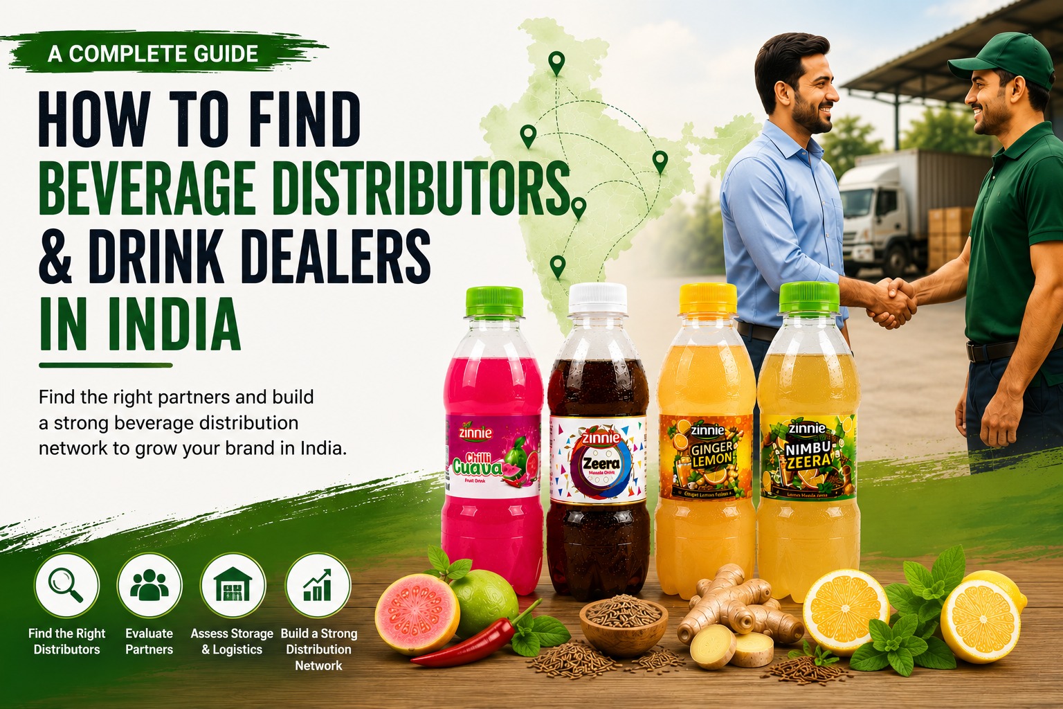 how to find beverage distributors in India and build a beverage distribution network